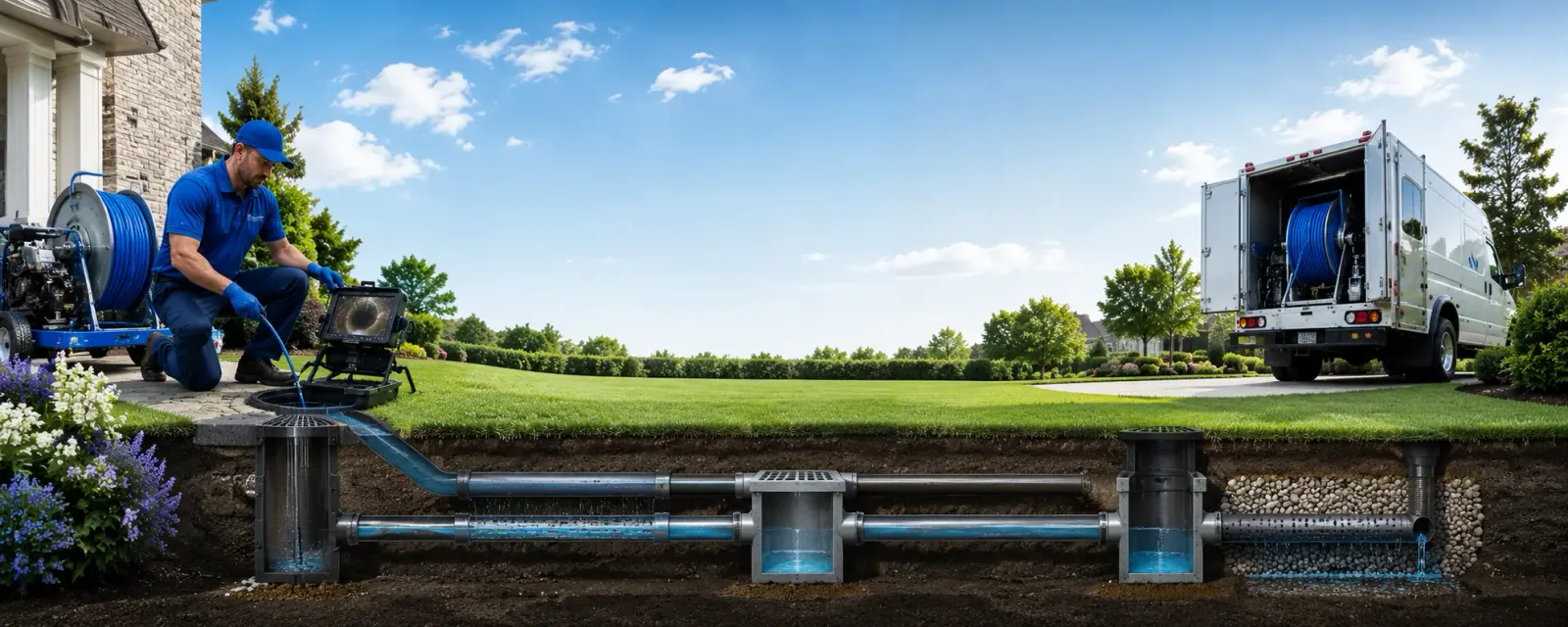 Outdoor drain cleaning information for West Boylston, MA